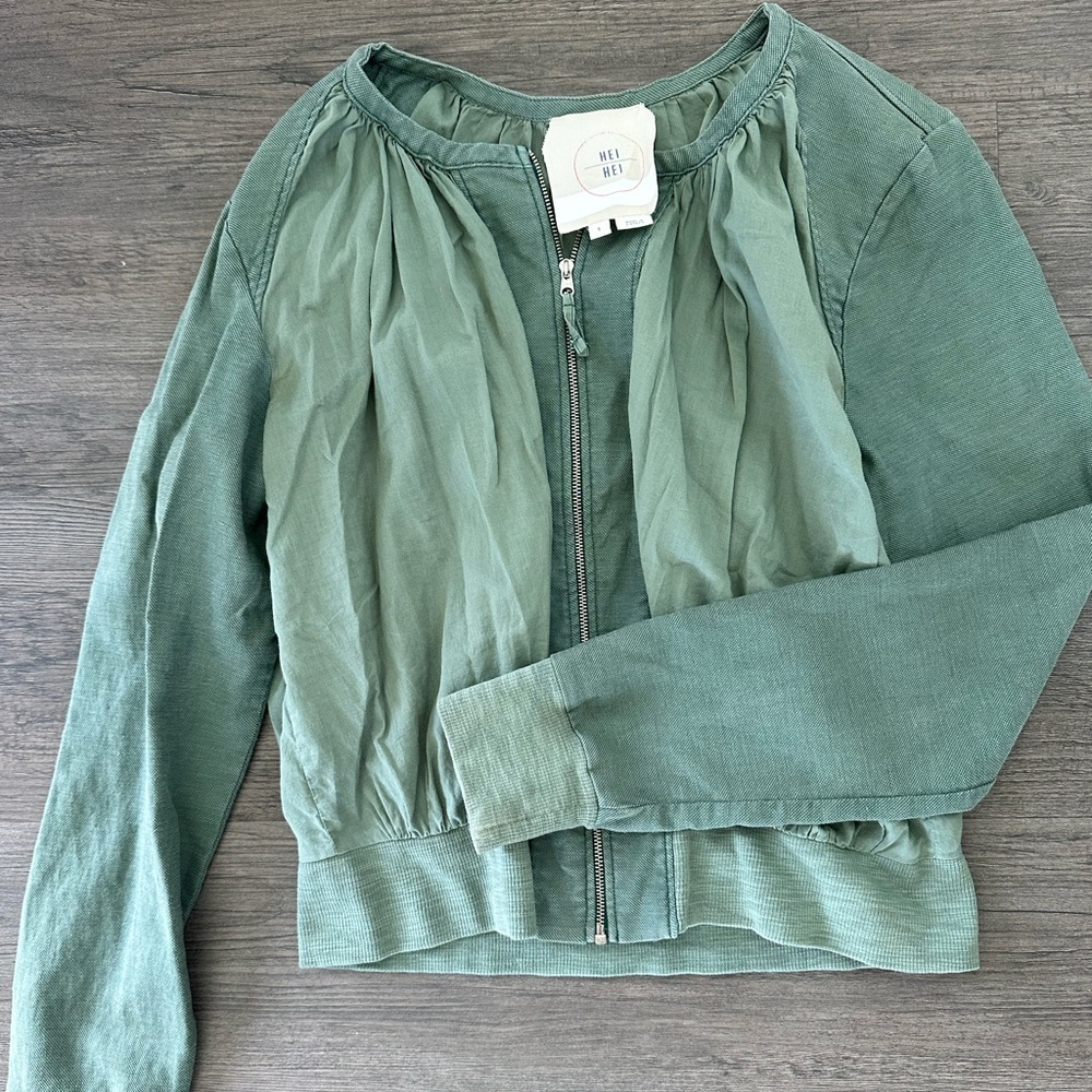 Anthropologie Hei Hei Lightweight bomber jacket